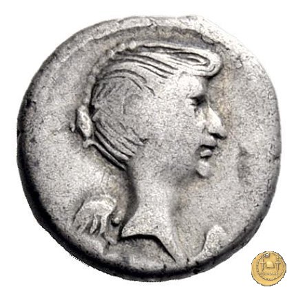 489/5 - quinario M. Antonius 43-42 BC (Gallia Trans- Cisalpina)