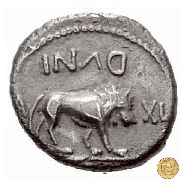 489/5 - quinario M. Antonius 43-42 BC (Gallia Trans- Cisalpina)