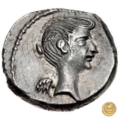 489/5 - quinario M. Antonius 43-42 BC (Gallia Trans- Cisalpina)