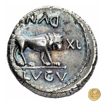 489/5 - quinario M. Antonius 43-42 BC (Gallia Trans- Cisalpina)