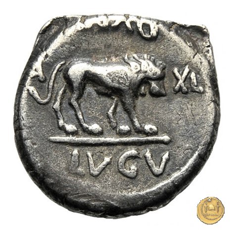 489/5 - quinario M. Antonius 43-42 BC (Gallia Trans- Cisalpina)