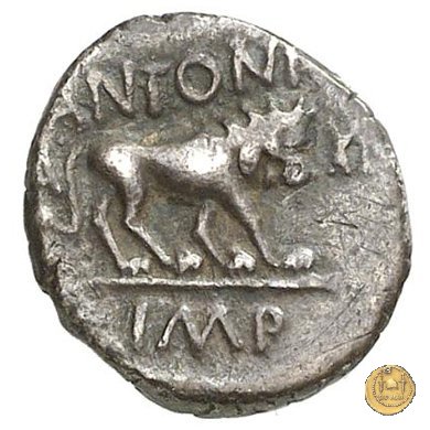 489/6 - quinario M. Antonius 43-42 BC (Gallia Trans- Cisalpina)