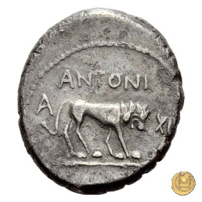 489/6 - quinario M. Antonius 43-42 BC (Gallia Trans- Cisalpina)