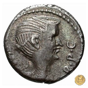 489/6 - quinario M. Antonius 43-42 BC (Gallia Trans- Cisalpina)
