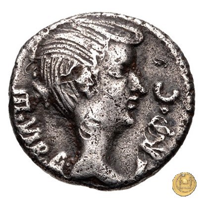 489/6 - quinario M. Antonius 43-42 BC (Gallia Trans- Cisalpina)