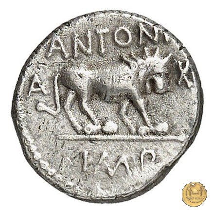 489/6 - quinario M. Antonius 43-42 BC (Gallia Trans- Cisalpina)