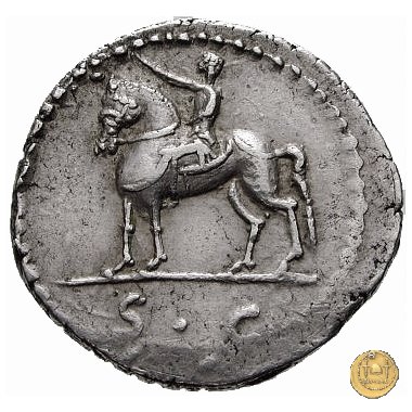 490/1 - denario C. Iulius Caesar Octavianus 43 BC (Gallia Cisalpina e Italia)