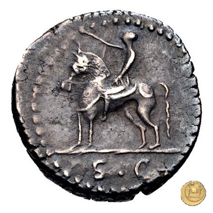 490/1 - denario C. Iulius Caesar Octavianus 43 BC (Gallia Cisalpina e Italia)