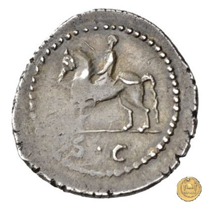 490/1 - denario C. Iulius Caesar Octavianus 43 BC (Gallia Cisalpina e Italia)