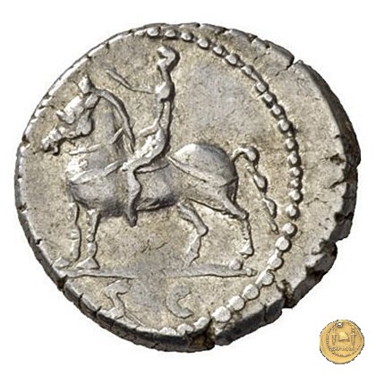 490/1 - denario C. Iulius Caesar Octavianus 43 BC (Gallia Cisalpina e Italia)