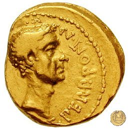 490/2 - aureo C. Iulius Caesar Octavianus 43 BC (Gallia Cisalpina e Italia)