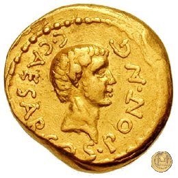 490/2 - aureo C. Iulius Caesar Octavianus 43 BC (Gallia Cisalpina e Italia)