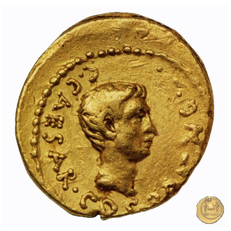 490/2 - aureo C. Iulius Caesar Octavianus 43 BC (Gallia Cisalpina e Italia)