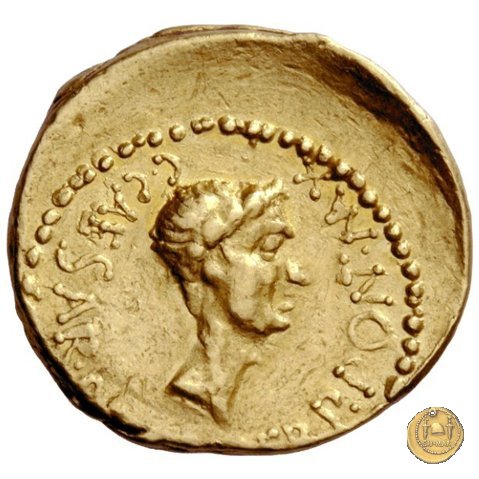 490/2 - aureo C. Iulius Caesar Octavianus 43 BC (Gallia Cisalpina e Italia)