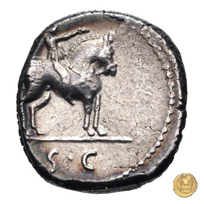 490/3 - denario C. Iulius Caesar Octavianus 43 a.C. (Gallia Cisalpina e Italia)