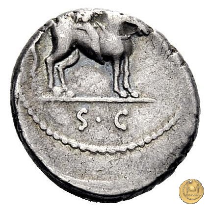 490/3 - denario C. Iulius Caesar Octavianus 43 BC (Gallia Cisalpina e Italia)