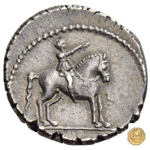 490/3 - denario C. Iulius Caesar Octavianus 43 BC (Gallia Cisalpina e Italia)