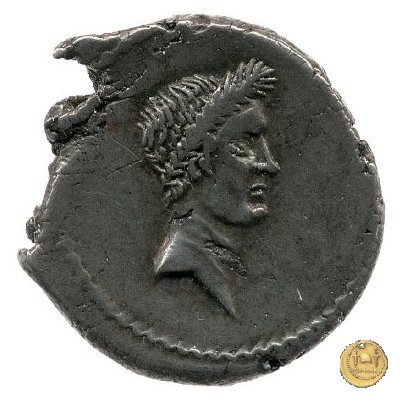 490/4 - denario C. Iulius Caesar Octavianus 43 BC (Gallia Cisalpina e Italia)