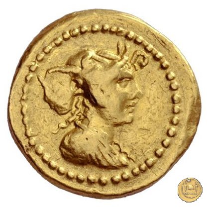 491/1a - aureo L. Cestius / C. Norbanus 43 BC (Roma)