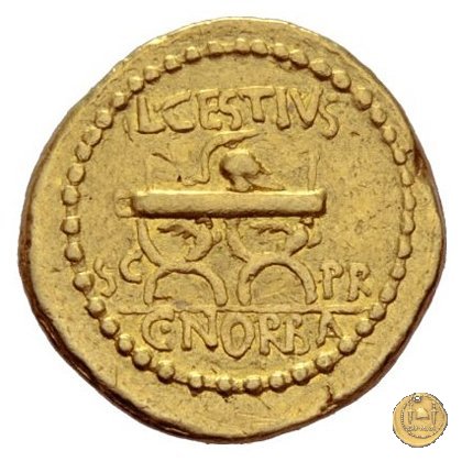 491/1a - aureo L. Cestius / C. Norbanus 43 BC (Roma)