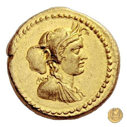 491/1a - aureo L. Cestius / C. Norbanus 43 BC (Roma)