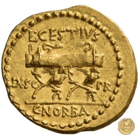 491/1b - aureo L. Cestius / C. Norbanus 43 BC (Roma)