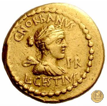 491/2 - aureo L. Cestius / C. Norbanus 43 BC (Roma)