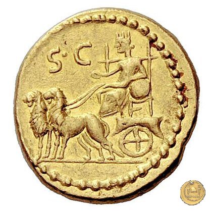 491/2 - aureo L. Cestius / C. Norbanus 43 BC (Roma)