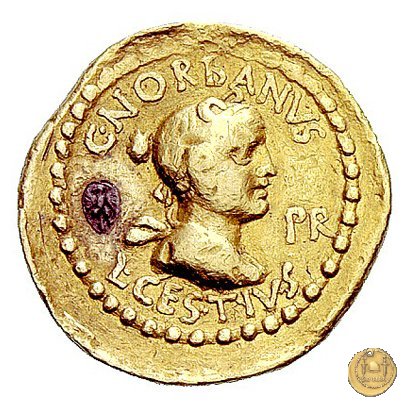 491/2 - aureo L. Cestius / C. Norbanus 43 BC (Roma)