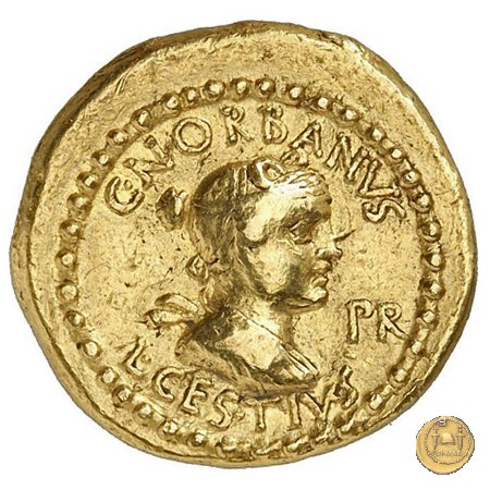 491/2 - aureo L. Cestius / C. Norbanus 43 BC (Roma)