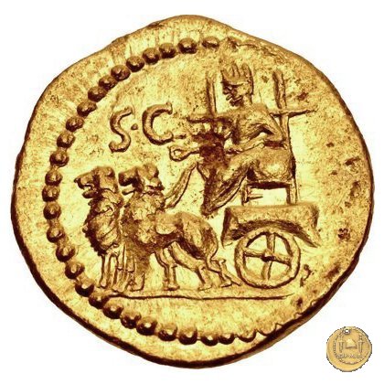 491/2 - aureo L. Cestius / C. Norbanus 43 BC (Roma)