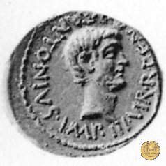 493/1 - aureo C. Iulius Caesar Octavianus / M. Antonius 43 BC (Gallia Cisalpina)