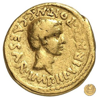 493/1 - aureo C. Iulius Caesar Octavianus / M. Antonius 43 BC (Gallia Cisalpina)