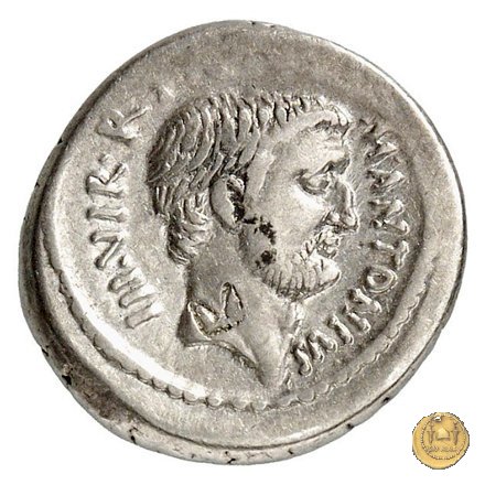 494/17 - denario M. Antonius / P. Clodius M.f. 42 BC (Roma)