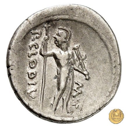 494/17 - denario M. Antonius / P. Clodius M.f. 42 BC (Roma)