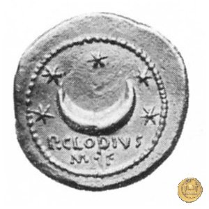 494/20 - aureo P. Clodius M.f. 42 BC (Roma)