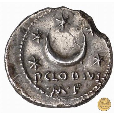 494/21 - denario P. Clodius M.f. 42 BC (Roma)