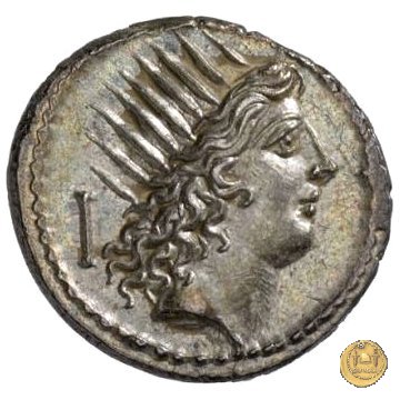 494/21 - denario P. Clodius M.f. 42 BC (Roma)