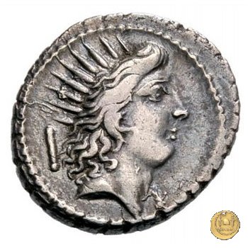 494/21 - denario P. Clodius M.f. 42 BC (Roma)