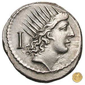 494/21 - denario P. Clodius M.f. 42 BC (Roma)