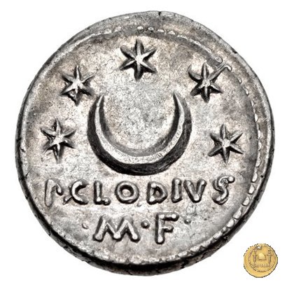 494/21 - denario P. Clodius M.f. 42 BC (Roma)