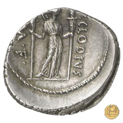 494/23 - denario P. Clodius M.f. 42 BC (Roma)