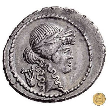 494/23 - denario P. Clodius M.f. 42 BC (Roma)