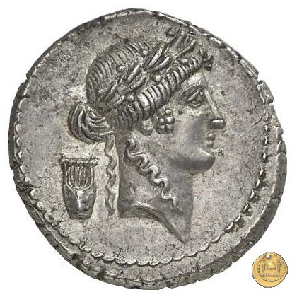 494/23 - denario P. Clodius M.f. 42 BC (Roma)