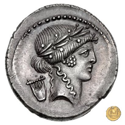 494/23 - denario P. Clodius M.f. 42 BC (Roma)