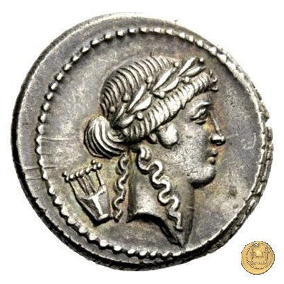 494/23 - denario P. Clodius M.f. 42 BC (Roma)