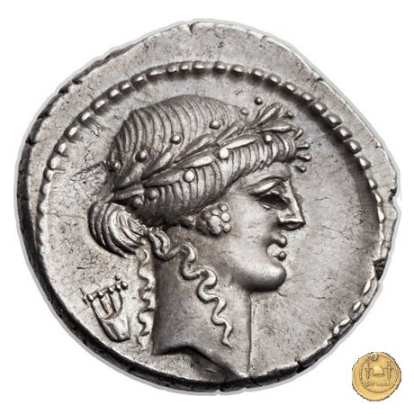 494/23 - denario P. Clodius M.f. 42 BC (Roma)