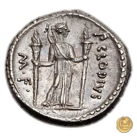 494/23 - denario P. Clodius M.f. 42 BC (Roma)