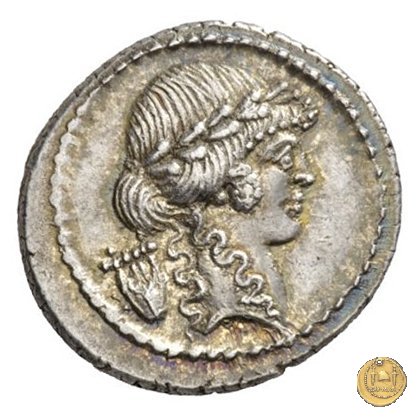 494/23 - denario P. Clodius M.f. 42 BC (Roma)