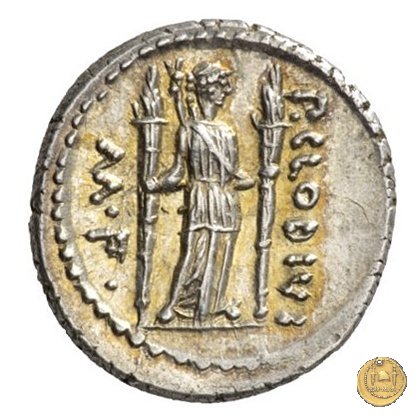 494/23 - denario P. Clodius M.f. 42 BC (Roma)